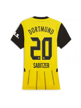 Borussia Dortmund Marcel Sabitzer #20 Replika Hemmakläder Dam 2024-25 Kortärmad